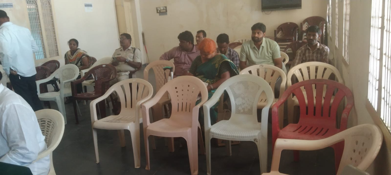 'Praja Vani' (Public Voice) in Kusumanchi falls flat Lack of public response Empty chairs on display 'Praja Vani' (Public Voice) in Kusumanchi falls flat Lack of public response Empty chairs on display