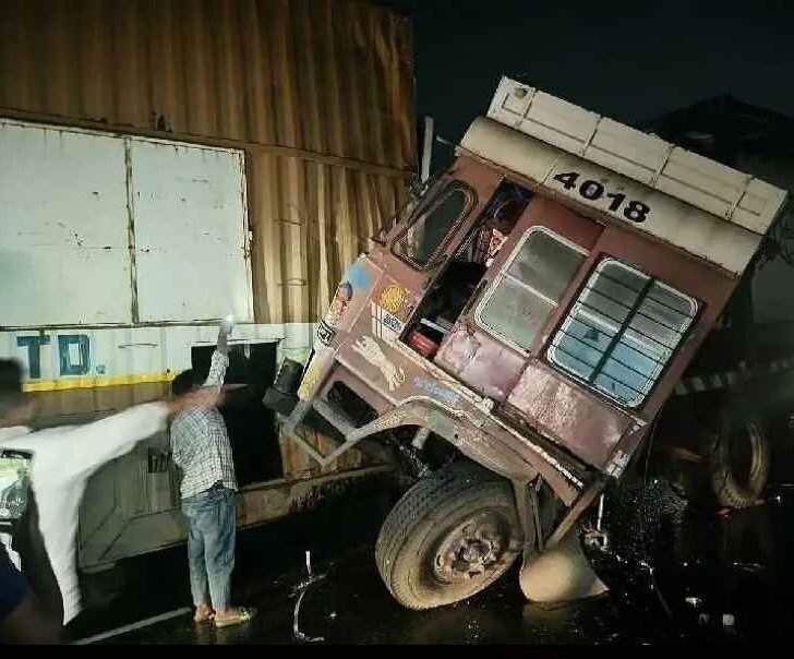 A series of accidents on the Khammam–Suryapet national highway.